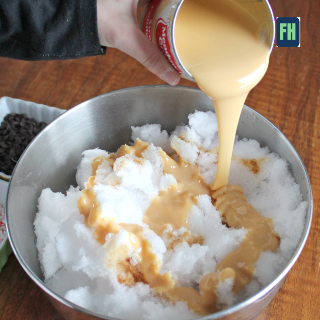 snow ice cream recipe